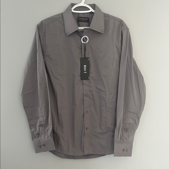 J.VER Gray Men's Shirt - Picture 1 of 12